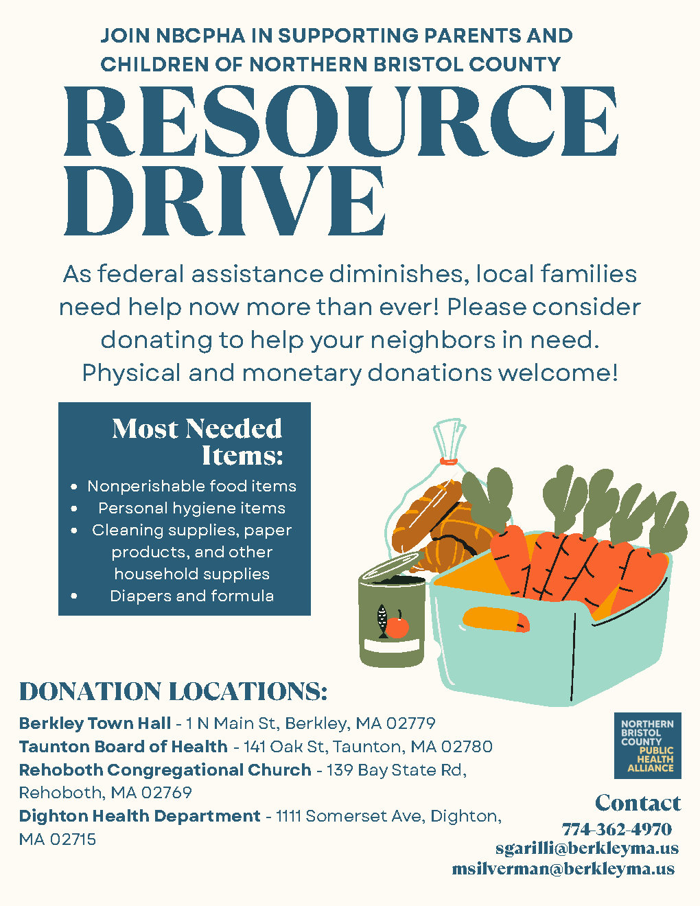 Resource Drive Donation Flyer